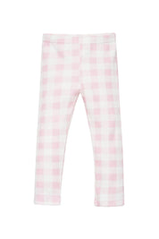 Cozy Cloud Leggings - Pink Check