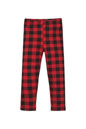 Cozy Cloud Leggings - Red Check