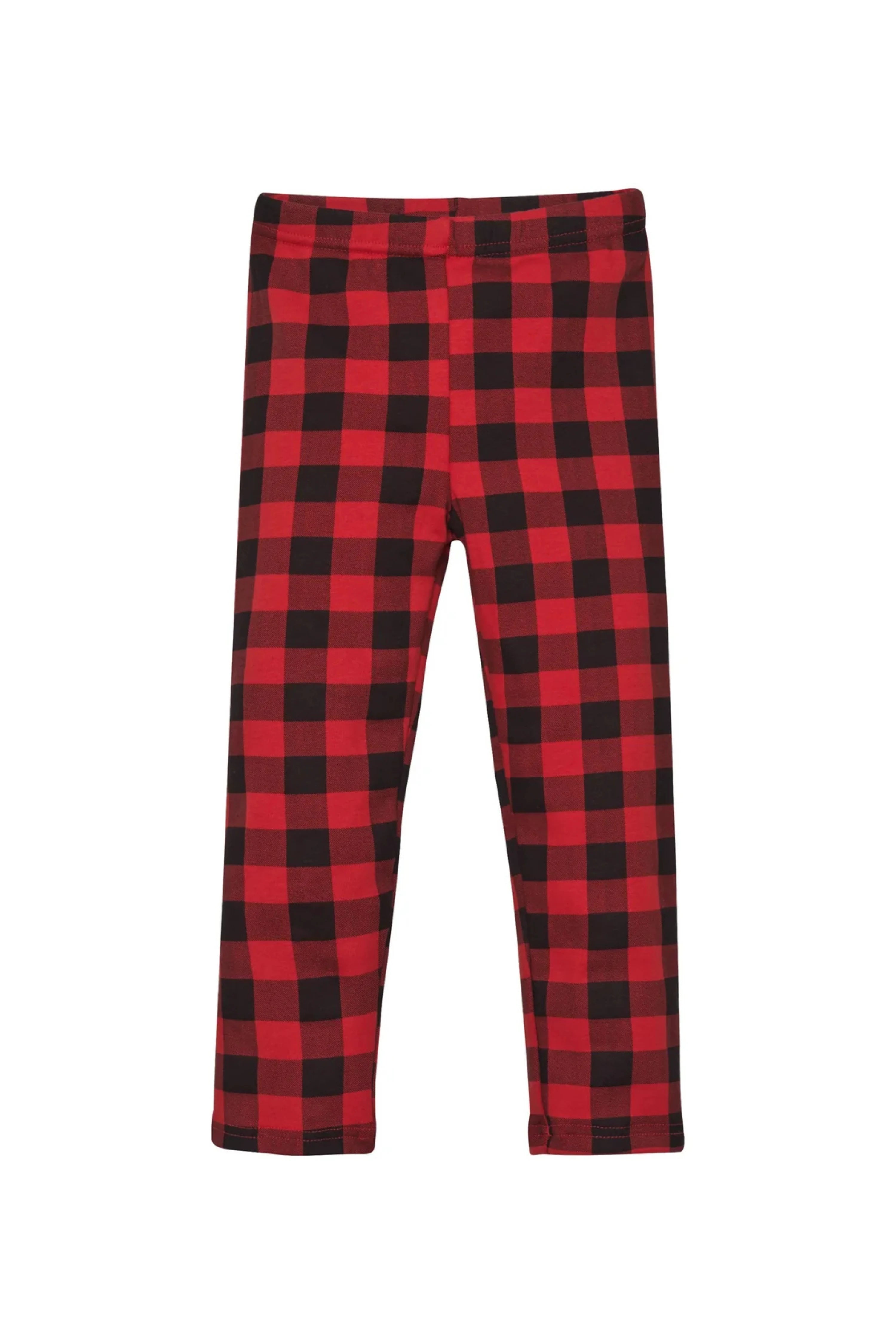 Cozy Cloud Leggings - Red Check