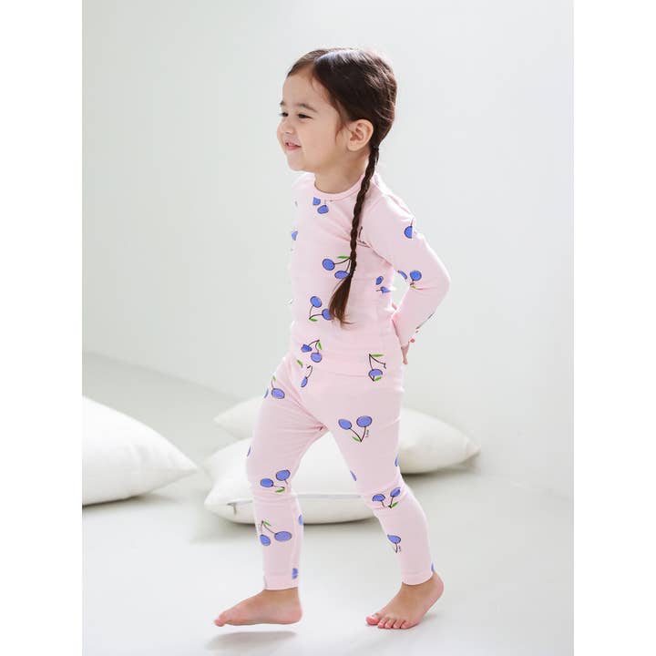 Baby & Toddler & Kid Cotton Snug Fit Cherry Pattern Pajamas - CHATTER CARROT