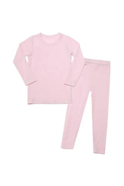 Baby & Toddler & Kid Soft Modal Long Sleeve Pajamas (Pink) - CHATTER CARROT