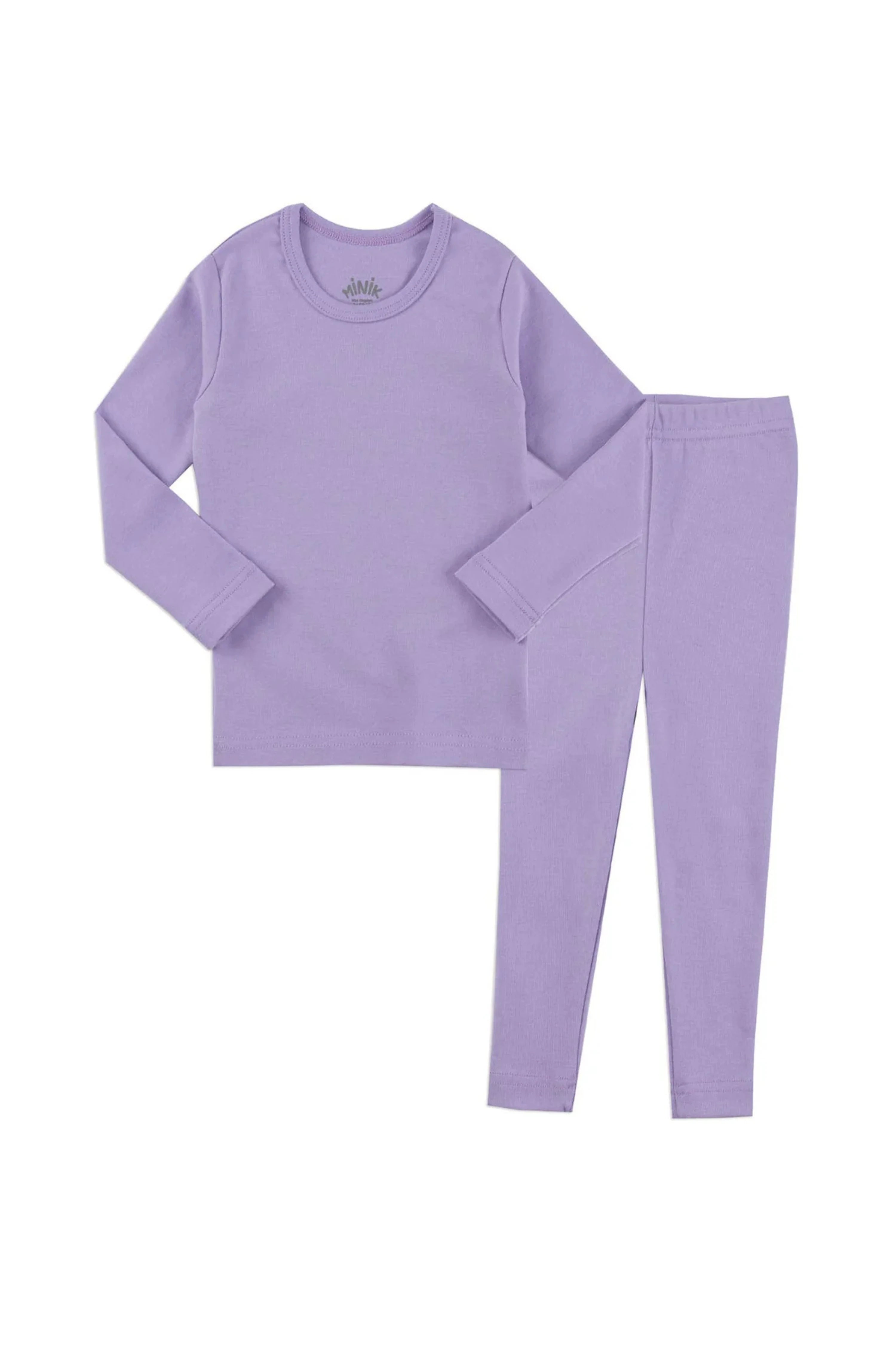 Baby / Toddler / Kid Solid Cotton Snug Fit Pajamas (Purple) - CHATTER CARROT