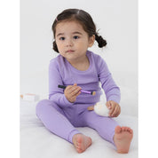 Baby / Toddler / Kid Solid Cotton Snug Fit Pajamas (Purple) - CHATTER CARROT