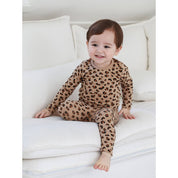 Baby/Toddler & Kid Cotton Snug Fit Leopard Pattern Pajamas - CHATTER CARROT