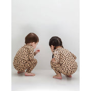 Baby/Toddler & Kid Cotton Snug Fit Leopard Pattern Pajamas - CHATTER CARROT