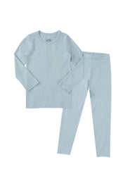 Baby/Toddler/ Kid Soft Modal Long Sleeve Pajamas (Mint) - CHATTER CARROT