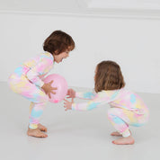 Baby/Toddler/Kid 100% Cotton Snug Fit Tiedye Pajamas (Pink) - CHATTER CARROT