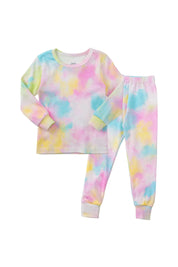 Baby/Toddler/Kid 100% Cotton Snug Fit Tiedye Pajamas (Pink) - CHATTER CARROT