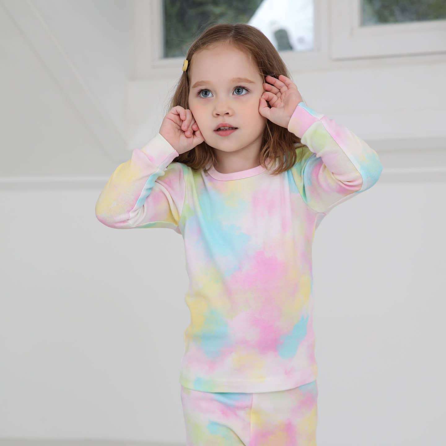 Baby/Toddler/Kid 100% Cotton Snug Fit Tiedye Pajamas (Pink) - CHATTER CARROT