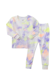 Baby/Toddler/Kid 100% Cotton Snug Fit Tiedye Pajamas Purple - CHATTER CARROT