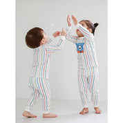 Baby/Toddler/Kid Cotton Snug Fit Blue Bear Pajamas - CHATTER CARROT