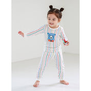 Baby/Toddler/Kid Cotton Snug Fit Blue Bear Pajamas - CHATTER CARROT