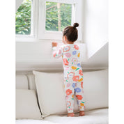 Baby/Toddler/Kid Cotton Snug Fit Floral Printed Pajamas - CHATTER CARROT