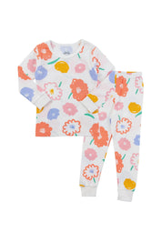 Baby/Toddler/Kid Cotton Snug Fit Floral Printed Pajamas - CHATTER CARROT