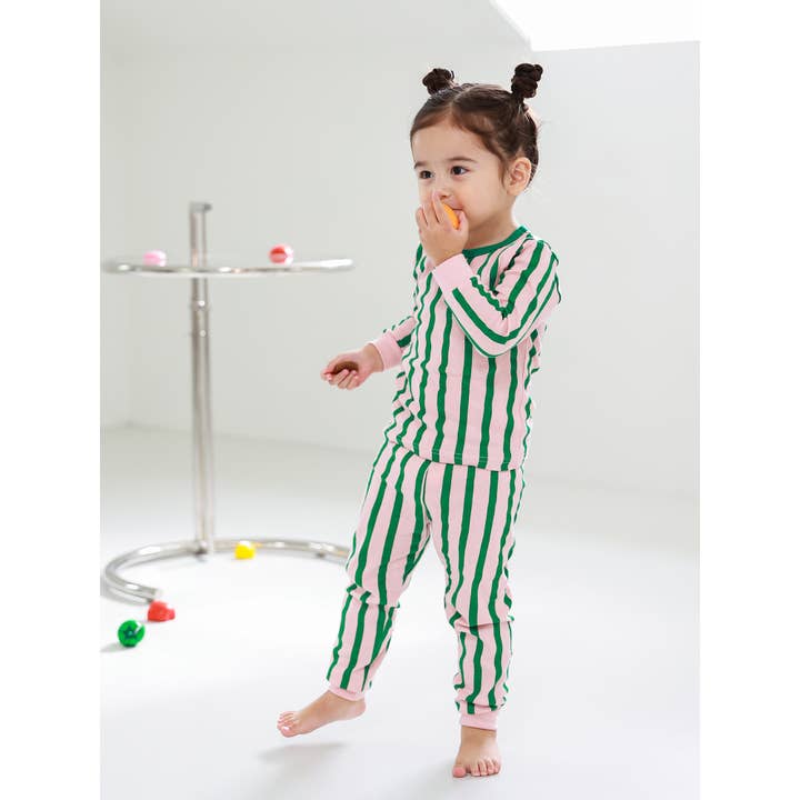 Kid Cotton Snug Fit French Fries Print Pajamas - CHATTER CARROT