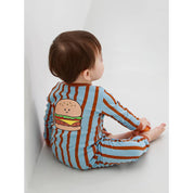 Baby/Toddler/Kid Cotton Snug Fit Hamburger Printed Pajamas - CHATTER CARROT