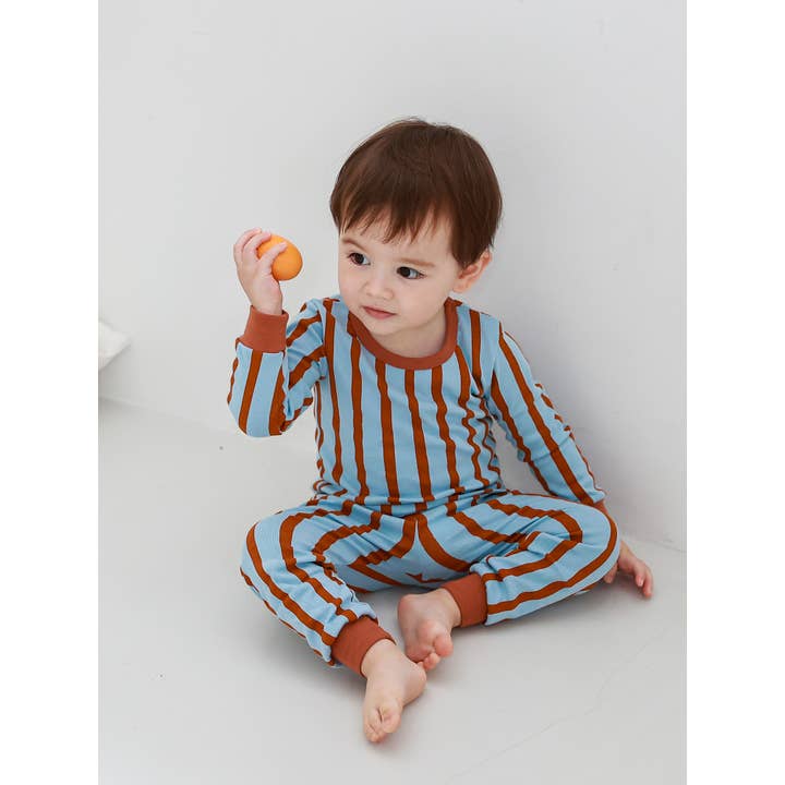 Kid Cotton Snug Fit Hamburger Printed Pajamas - CHATTER CARROT