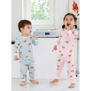 Baby/Toddler/Kid Cotton Snug Fit Little Bear Pajamas (Blue) - CHATTER CARROT