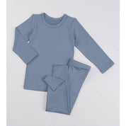 Baby/Toddler/Kid Fleece Lined Soft Thermal Pajamas (Blue) - CHATTER CARROT