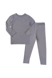 Baby/Toddler/Kid Soft Modal Long Sleeve Pajamas (Grey) - CHATTER CARROT