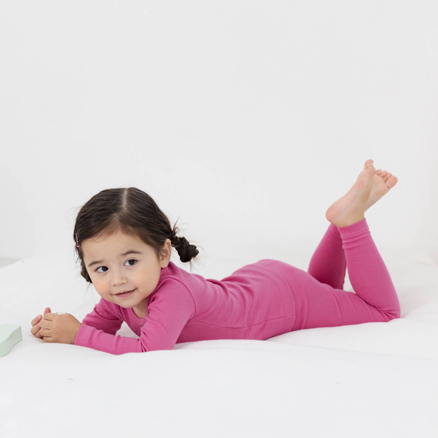 Baby/Toddler/Kid Solid Cotton Snug Fit Pajamas (Hot Pink) - CHATTER CARROT