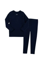 Baby/Toddler/Kid Solid Cotton Snug Fit Pajamas (Navy) - CHATTER CARROT