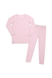 Baby/Toddler/Kid Solid Cotton Snug Fit Pajamas (Pink) - CHATTER CARROT