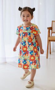 Flower Power Dress - CHATTER CARROT