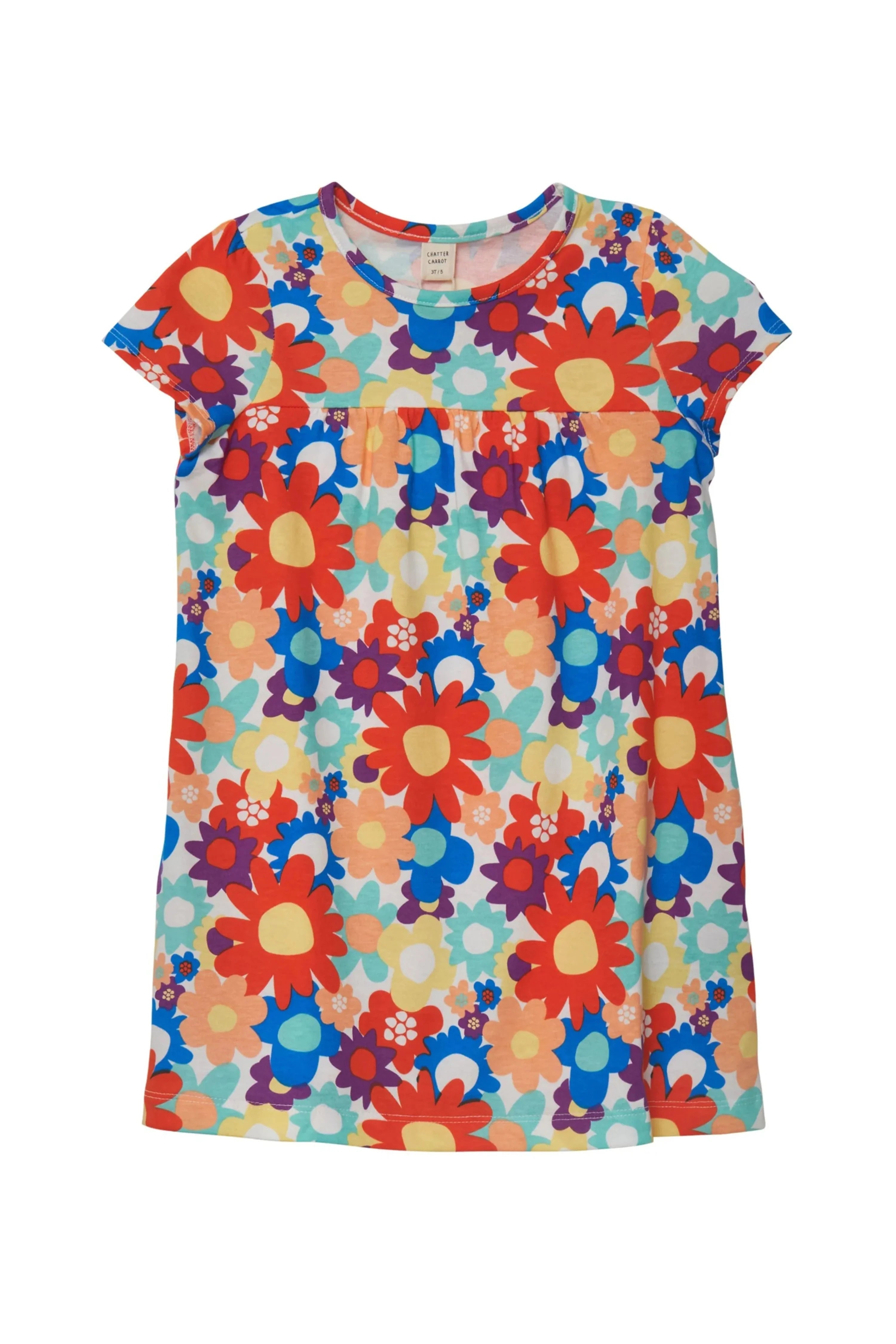 Flower Power Dress - CHATTER CARROT