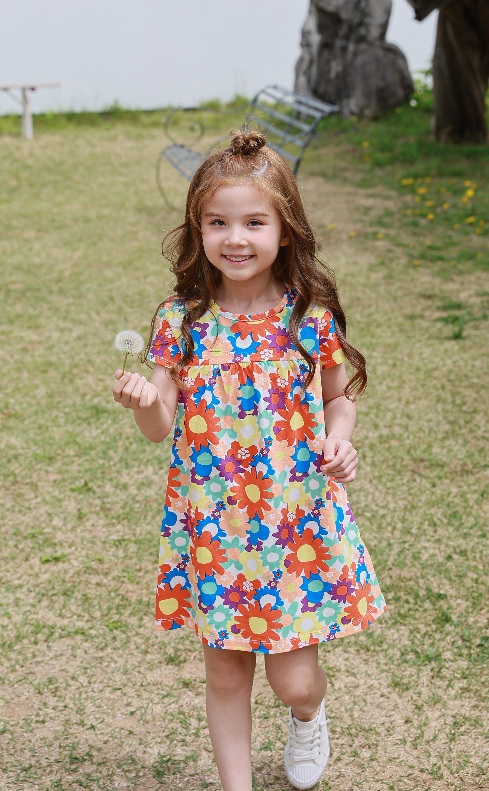 Flower Power Dress - CHATTER CARROT