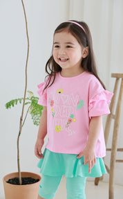 Frilly Fun Top - Pink - CHATTER CARROT