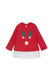 Magical Reindeer Top - Red - CHATTER CARROT