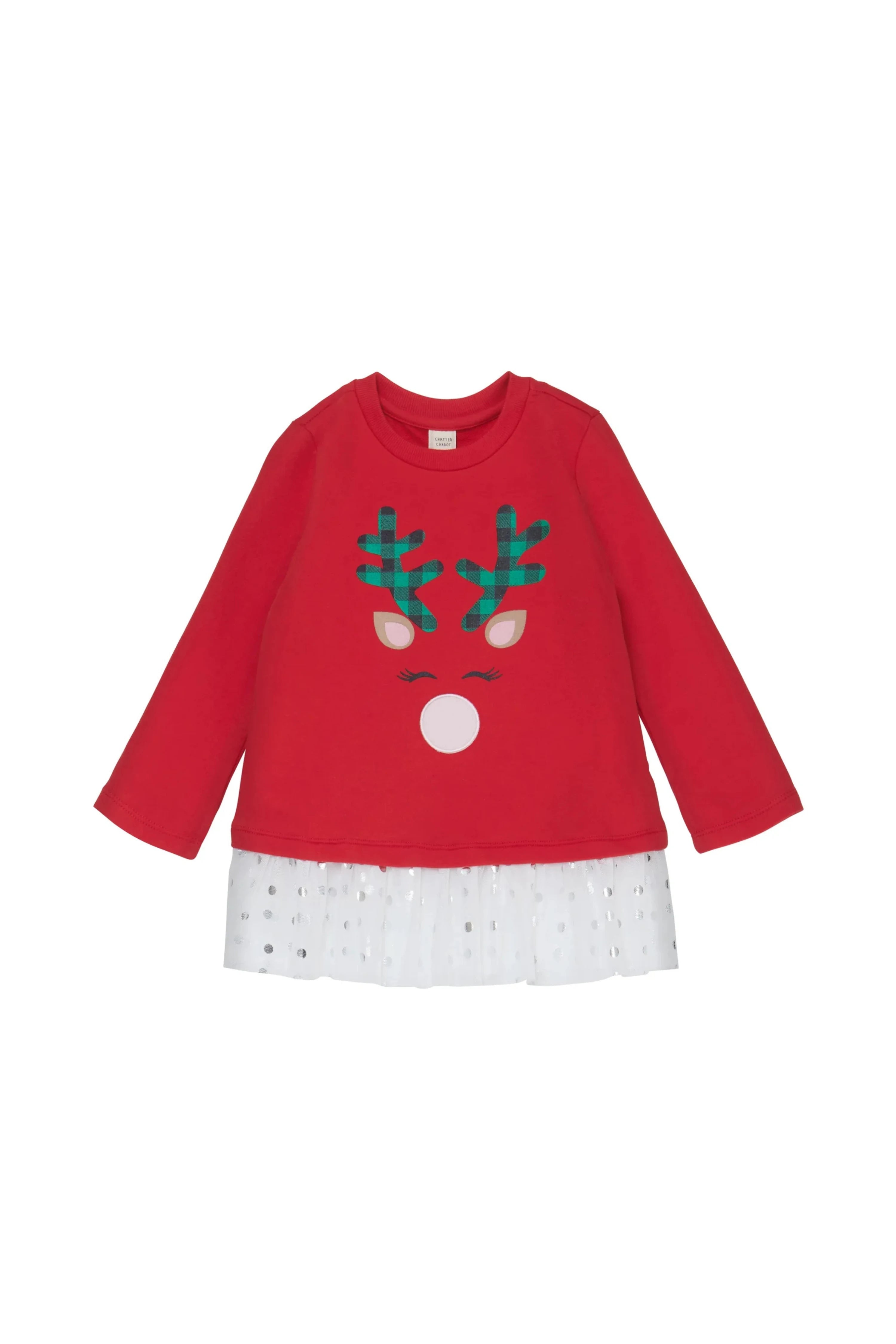 Magical Reindeer Top - Red - CHATTER CARROT