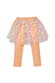 Sparkle and Play Skort - Peach - CHATTER CARROT