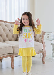 Sunshine Girl Raglan Top - CHATTER CARROT